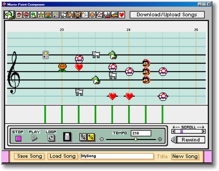 Mario Paint Composer Screenshot